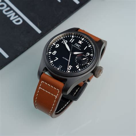 iwc strap big pilot|liger pilot strap sizes.